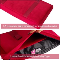 Sac de Mahjong portable transfrontalier, style simplicité urbaine, multifonctionnel, grande capacité, pour maquillage et articles de toilette de voyage