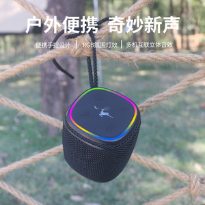 Portable <b>Speaker</b> <b>Mini</b> Wireless With Radio And Card Slot For Outdoor Use - Product Image 4