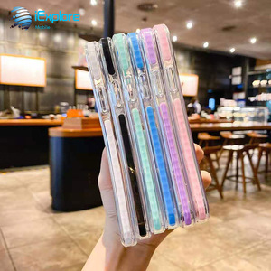 IExplore TPU + PC + Couleur TPE Logo Personnalisé Caméra Anneau coque de Téléphone pour iPhone 15 Pro Max <span class=keywords><strong>17</strong></span> Pro Max <span class=keywords><strong>Huawei</strong></span> <span class=keywords><strong>Mate</strong></span> 60 Pro S26 Ultra - Product Image 4
