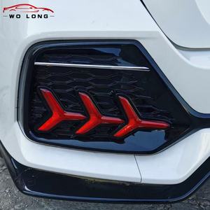 Brand New di alta qualità Auto Refit Lisca di Pesce di Stile Led Red Coda di Arresto luce Per <span class=keywords><strong>Honda</strong></span> <span class=keywords><strong>CIVIC</strong></span> <span class=keywords><strong>2020</strong></span> 2021 - Product Image 6