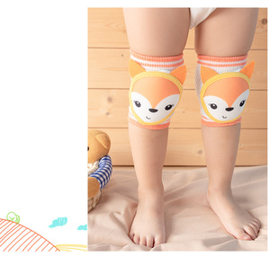 Genouillères en coton respirant pour bambins et bébés, protection contre les animaux mignons, genouillères en EVA pour enfants - Product Image 1