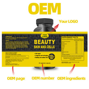 Cápsulas Veganas Antienvejecimiento de Primera Calidad, 2500 mg, Esenciales para la Reparación de la Piel y el Brillo de la Complexión - Product Image 2