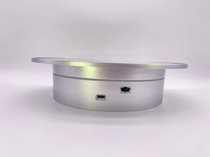 25cm gương hiển thị đứng 360 độ nhiếp ảnh bàn xoay mini nhỏ thuận tiện USB chèn làm việc. - Product Image 5