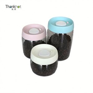 สุญญากาศ hermeticos contenedor ภาชนะบรรจุในห้องครัวปุ่มกดห้องครัวและบนโต๊ะกล่องเก็บของ organizador de cereais - Product Image 5