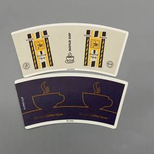 Vaso de Papel Impreso Super Cup, Portavasos Desechable de Cartón con Doble Revestimiento, Diseño de Logotipo Personalizado - Product Image 1