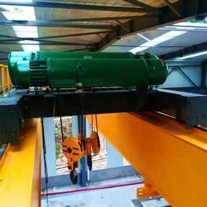 Pont roulant à double poutre <span class=keywords><strong>de</strong></span> type LH <span class=keywords><strong>de</strong></span> 16 tonnes, pont roulant à câble électrique pour levage léger en atelier - Product Image 2