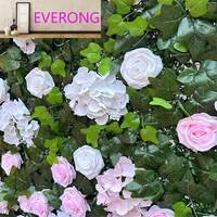 EV Künstliche Rosen-Blumenwand Stoff-Hochzeitspaneel Hintergrund