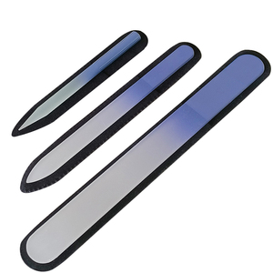 Đức thủy tinh móng tay tập tin bộ màu xanh tinh thể móng tay tập tin với trường hợp sang trọng - Product Image 3