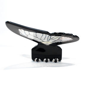 YIYI stile giapponese e coreano 11cm in bianco e nero acetato farfalla <span class=keywords><strong>clip</strong></span> temperamento personalizzato <span class=keywords><strong>clip</strong></span> di capelli personalizzazione - Product Image 5