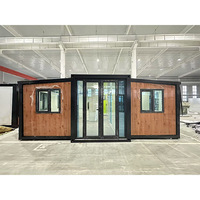 Maison prête à l'emploi Petites maisons de 2 chambres à vivre dans des maisons préfabriquées construites avec des conteneurs Maison extensible