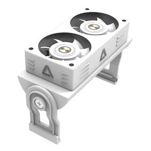 Nouveau Radiateur de Refroidissement à Bande Mémoire ARGB Double Ventilateur 6CM Lumière Divine Blanc 5V Synchronisé pour Boîtiers d'Ordinateur – Vente Chaude 2025 - Product Image 2