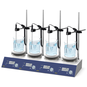 BIOSTELLAR Mezclador de agitador de placa caliente multiposición digital de 6 cabezales Múltiples placas de 4 posiciones Soporte OEM personalizable - Product Image 3