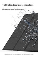 Panneau solaire portable pliable ECOFLOW 220W, chargeur solaire extérieur pour l'alimentation en énergie en camping