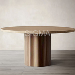 Hiện đại sang trọng travertine bàn ăn đá tự nhiên đá cẩm thạch bàn ăn - Product Image 3