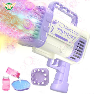 Ametralladora <span class=keywords><strong>de</strong></span> <span class=keywords><strong>burbujas</strong></span> <span class=keywords><strong>de</strong></span> doble cabeza <span class=keywords><strong>de</strong></span> 80 agujeros/10 agujeros con luces <span class=keywords><strong>de</strong></span> colores <span class=keywords><strong>Rocket</strong></span> <span class=keywords><strong>Boom</strong></span> Bubble Maker para regalo <span class=keywords><strong>de</strong></span> cumpleaños <span class=keywords><strong>de</strong></span> boda - Product Image 1