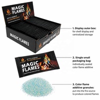 Poudre magique pour feux de bois changeant de couleur en gros – Jusqu'à 1 heure de couleurs pour cheminée intérieure et fête de feu de camp extérieure