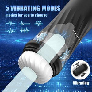 5 Modes Automatic Thrusting Piston Masturbation Cup <strong>Penis</strong> Training Telescopic Male Masturbators Rotating - Product Image 4