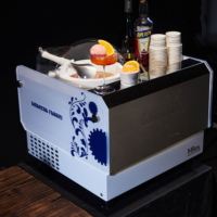 Mesin Es Krim Meja Galaxy Pro V1 Khusus Kafe, Mesin Es Krim Mini, Membuat Gelato, Es Krim, Sorbet Segar, Portabel