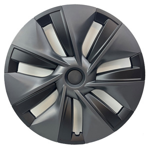 Cache-roue de 19 pouces pour <span class=keywords><strong>Tesla</strong></span> <span class=keywords><strong>Model</strong></span> Y, entièrement enveloppant, avec décorations Cyclone et Darth Vader. - Product Image 2