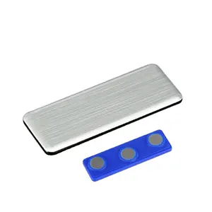 アルミニウム製磁気名札を獲得し、ビジネス用のレーザー彫刻磁気UV印刷名札をサポート