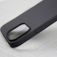 Coque de Téléphone Portable en TPU Noir Givré, Vente en Gros Usine, pour iPhone 16 15 14 13 12 11 Pro Max PLUS, Coque de Protection