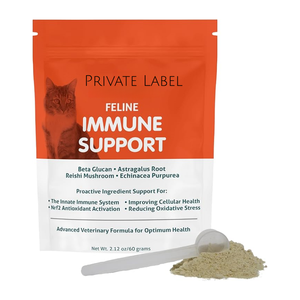 Service personnalisé : Renforce l'immunité et la santé des chats grâce au colostrum, au bêta-glucane et à la vitamine C |   Complément <span class=keywords><strong>en</strong></span> <span class=keywords><strong>poudre</strong></span> <span class=keywords><strong>pour</strong></span> chats de tous âges - Product Image 1