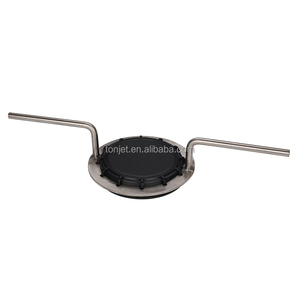 Edelstahl IBC-Tank-Schlüssel 150mm 225mm Voll- oder Teilgriff Zweihändiger Öffner Werkzeug - Product Image 3