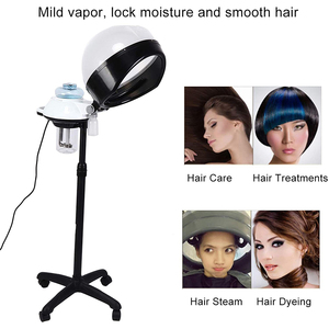 Appareil de soin capillaire électrique moderne, professionnel, nourrissant, pour la beauté à domicile, salon de coiffure, spa, avec capuchon vapeur sur pied - Product Image 3
