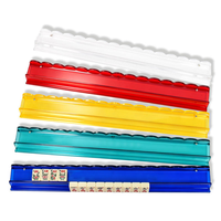 Support de tri magnétique 3D en acrylique multicolore de luxe sacré et moderne pour Mahjong, avec emballage en carton à motif ondulé épaissi