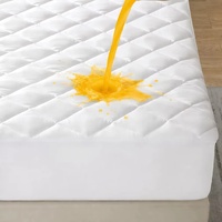 Protège-matelas matelassé imperméable de haute qualité, doux, durable et silencieux, idéal pour hôtels et maisons, style ajusté – Vente chaude