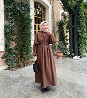 Robes Abaya de Luxe de Dubaï pour Femmes, Robes Musulmanes Modestes, Marron, Noir, Turquoise, Fabricants de Vêtements Personnalisables