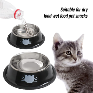 Tazón Ecológico de Acero Inoxidable para Mascotas con Base de Goma Antideslizante para Agua, Comida y Alimento para Perros, Animales Pequeños, Suministros para Mascotas - Product Image 4