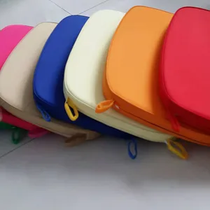 Wholesale PU Fabric Banquet Chair cushion Colorful Seat Cushion 40*40 CM Chiavari Chair Cushion