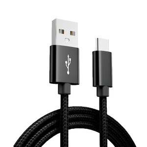Cavo <span class=keywords><strong>USB</strong></span> 2.0 2A 3A da <span class=keywords><strong>USB</strong></span>-A a <span class=keywords><strong>USB</strong></span>-<span class=keywords><strong>C</strong></span>, 1m, in nylon intrecciato, per ricarica rapida e trasferimento dati, per cellulari Android. - Product Image 3