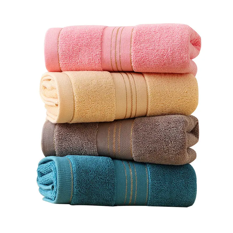 Asciugamani in cotone egiziano all'ingrosso asciugamani in cotone organico asciugamani per il viso 100 cotone logo personalizzato