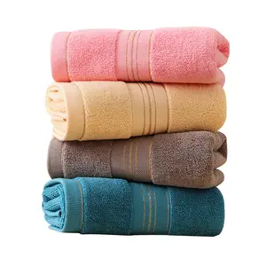 Venta al por mayor toallas de algodón egipcio Toalla de algodón orgánico toallas faciales 100 algodón logotipo personalizado