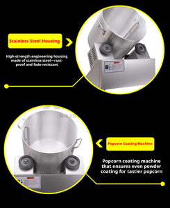 Máquina Industrial <span class=keywords><strong>para</strong></span> Saborizar <span class=keywords><strong>Palomitas</strong></span> de Maíz, Mezcladora y Recubridora <span class=keywords><strong>para</strong></span> Polvo y Líquido, Recubrimiento de Azúcar - Product Image 5