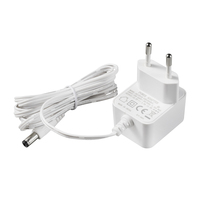 Adaptateur secteur 12W 5V 2A 6V 2A 12V 1A CE RoHS, alimentation à découpage pour éclairage LED, en matériau PC, à brancher