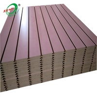 KEWAY Fabrication sur mesure en gros de panneaux de mur à lattes en MDF avec insert en aluminium, panneau en fibre de bois MDF pour l'affichage