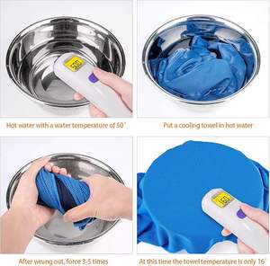 <span class=keywords><strong>Serviette</strong></span> de refroidissement pour sports de plein air avec logo de couleur unie légère <span class=keywords><strong>serviette</strong></span> de yoga de golf à pression instantanée avec design imprimé pour adultes utilisation sur la plage - Product Image 6