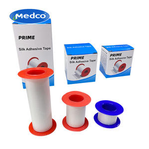 Ruban adhésif médical Medco Prime Silk, matériau de suture médicale, épaisseur 0,05 mm, couleur rouge, ruban adhésif sportif pour la protection des articulations - Product Image 1