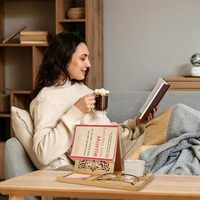 Support de lecture en bambou personnalisé avec porte-stylo et support pour téléphone, support de bureau pour le travail, l'étude et la maison, supports de livres en bois
