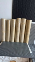 2025 écologique Design moderne panneau de bois MDF souple décoration murale intérieure étanche nouvelle pâte de bois papier panneau Flexible