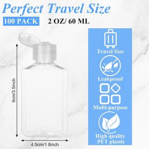 Custom 60ml 250ml 500ml PET Plastic <b>Bottle</b> Empty Liquid Soap <b>Bottle</b> Travel Size Wash Hand Sanitizing <b>Bottles</b> <b>with</b> <b>Flip</b> <b>Top</b> Cap - Product Image 2
