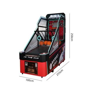Indoor Basketball Machine Arcade Coin-Operated Adult Arcade Game Machine with LED <b>Lights</b> - Product Image 4
