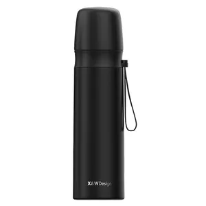 Flat Fashion 500ミリリットルStainless Steel Thermos Flask Water Bottle