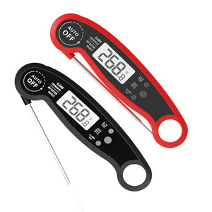 Цифровой водонепроницаемый термометр для мяса с мгновенным считыванием показаний, для гриля, духовки, кондитерских изделий, кухонный термометр со складным зондом - Product Image 4