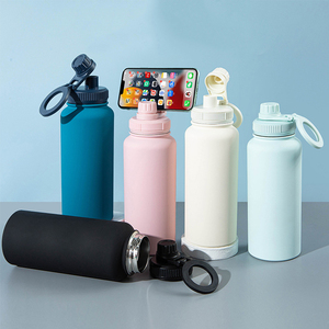 定制标志Magsafe磁性手机座保温瓶软接触真空保温瓶不锈钢水瓶 - Product Image 4
