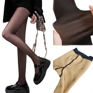 Leggings de Forro Polar Grueso para Mujer, Cintura Media, Transpirables, con Logo, Color Sólido, Cálidos, Resistentes a Desgarros, Venta al Por Mayor - Product Image 4