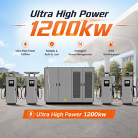 Stock UE, certification CE, OCPP 1.6J, station de recharge multi-appareils 600 kW/1200 kW avec câbles de 5 m